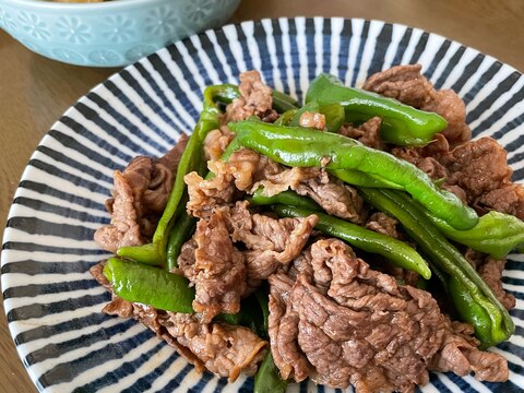 疲れをリセット！牛肉とししとうのコチュジャン炒め